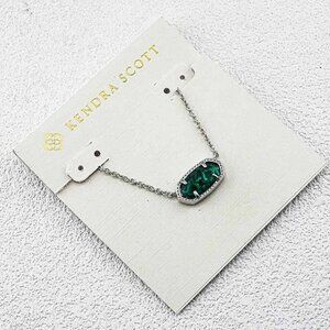 Kendra Scott Dark Green Necklace